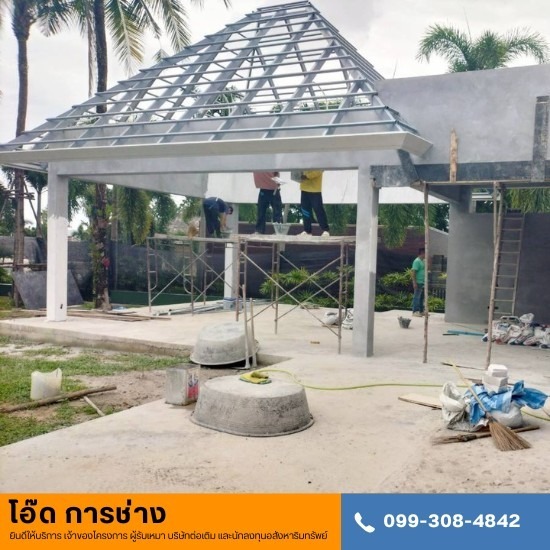 ออกแบบและติดตั้งโครงหลังคา ออกแบบและติดตั้งโครงหลังคา  โครงหลังคาเหล็ก ภูเก็ต  ต่อเติมโครงหลังคา ภูเก็ต  โครงหลังคาโรงงาน ภูเก็ต 